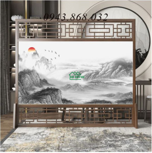 Vách ngăn gỗ 02