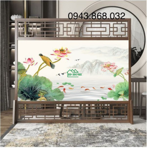 Vách ngăn gỗ 04