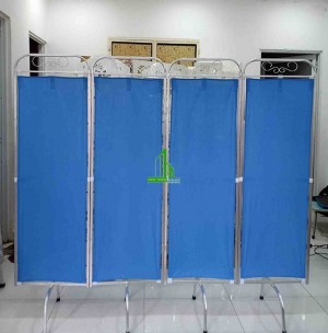 Bình phong khung sắt mạ...