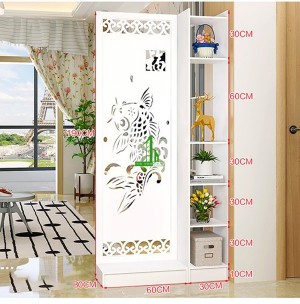 Vách ngăn cá chép hóa rồng 1 kệ