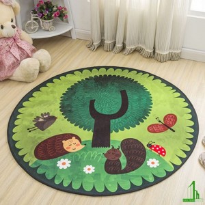 thảm trải sàn hình tròn đẹp nhất