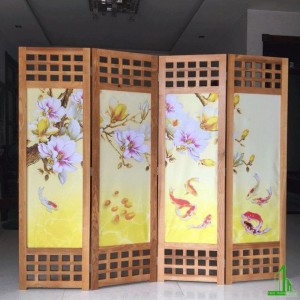 Vách bình phong gỗ