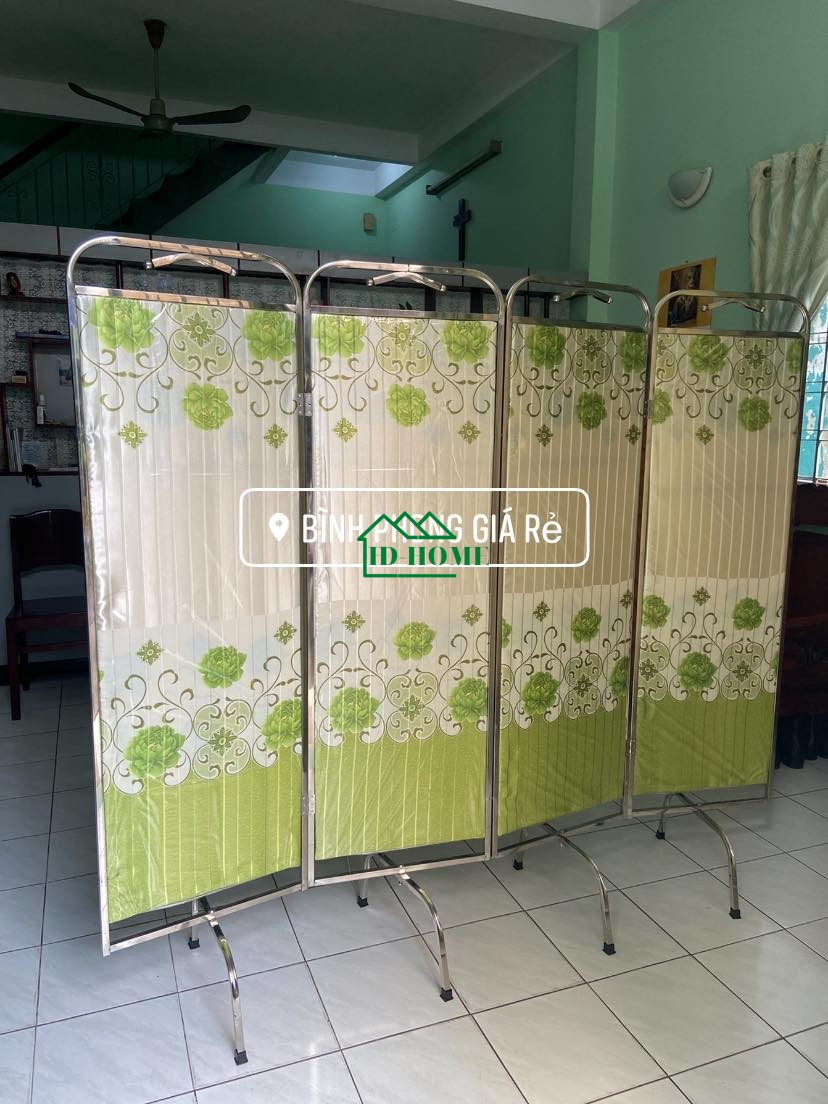Bình phong inox vải giá rẻ