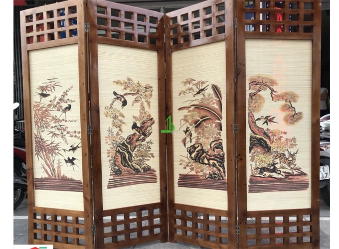 bình phong gỗ trang trí