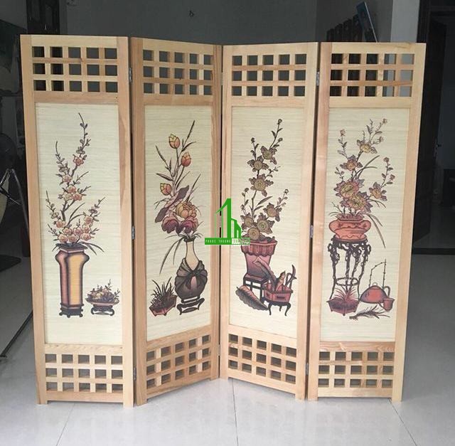 Bình phong gỗ hiện đại