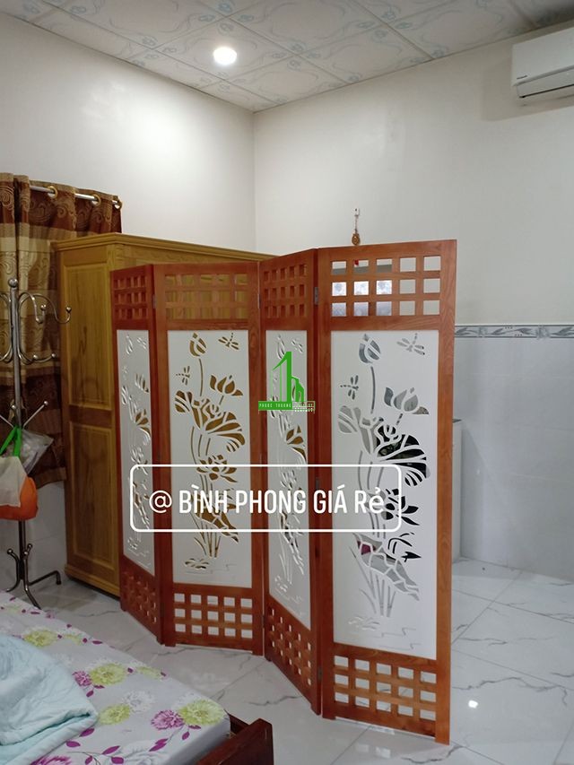binh phong go ngan phong ngu dep